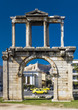 Arch of Hadrian with Acropolis on background Arch of Hadrian with Acropolis on background