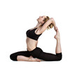 Foto: young woman doing yoga young woman doing yoga