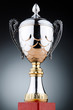 Prize cup against the background