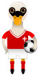 Denmark Football Soccer Mascot Character