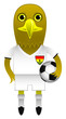 Ghana Football Soccer Mascot Character