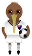 New Zealand Football Soccer Mascot Character