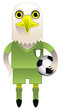 Nigeria Football Soccer Mascot Character