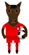 North Korea Football Soccer Mascot Character