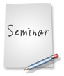 Paper & Pencil Illustration "Seminar"