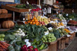Vegetables Displayed on a Market Stall Vegetables Displayed on a Market Stall