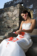 Bride with Red Paint