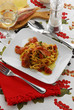 Tagliolini alle triglie Tagliolini with mullets
