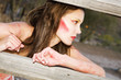 Bride with Red Paint