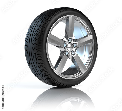 Illustration: Car wheel Car wheel