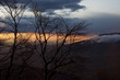 Dusk over mountain