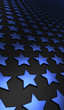 Sternen Matrix Hintergrund - blau schwarz 3
