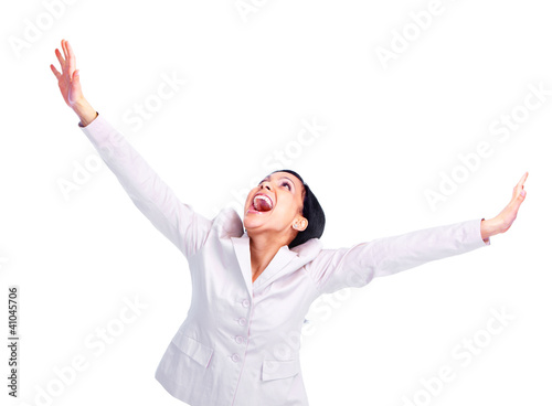 Surprised woman.