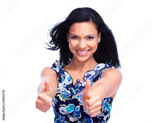 Foto: Happy woman. Happy woman.