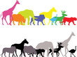 Vetor: wild animal silhouette wild animal silhouette
