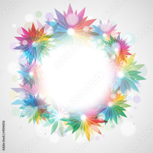Vector: Floral background Floral background
