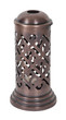 Intricate Dark Brass Candle Holder