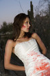 Bride with Red Paint