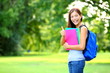 canvas print picture - Student in park