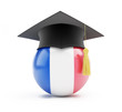 education in france graduation cap