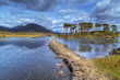 Connemara mountains and lake scenery, Ireland
