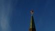 Moscow Kremlin tower, time-lapse