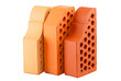 bricks of different shapes and colors