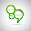 Vektor: Cover speech in green # Vector Cover speech in green # Vector