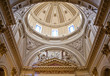 Dome inside Valencia Cathedral, Spain