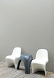 chair against wall