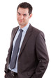 Portrait of a young caucasian business man