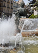 Turia Fountain, Plaza De La Virgen, Valencia, Spain Turia Fountain, Plaza De La Virgen, Valencia, Spain