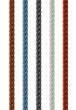 leather seamless braided plait vector illustration isolated on