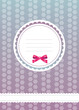 Sweet greeting card with  place for text