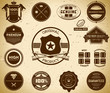 Vintage labels. Collection 10