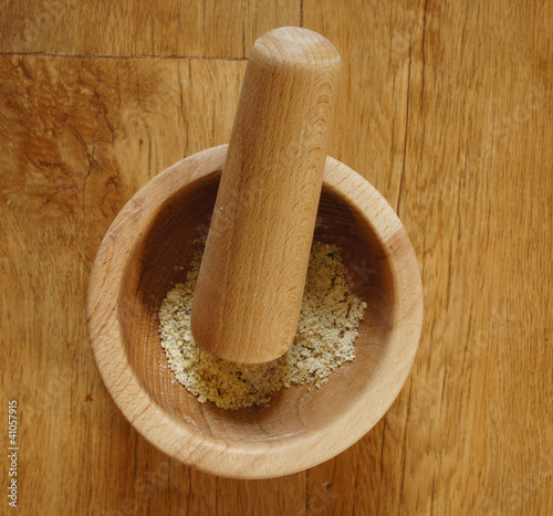 Photo: pilon et mortier pilon et mortier