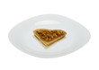 White plate isolated