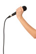 black microphone