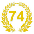 Lorbeerkranz Gold - 74