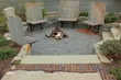 Garten-Sitzgruppe aus Stein