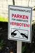 Parken verboten