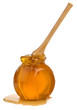 jar of honey isolated on white jar of honey isolated on white