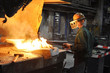 Industriearbeiter Giesserei // foundry industry employees