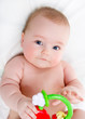 Portrait of sweet little baby girl