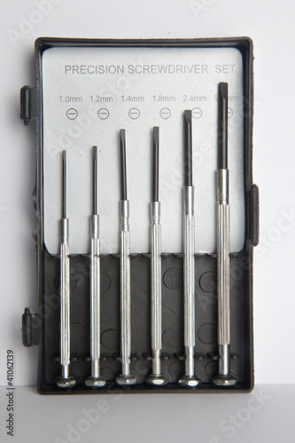 Photo: Miniature screw driver kit Miniature screw driver kit