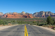 The long road to Sedona from Flagstaff Arizona. The long road to Sedona from Flagstaff Arizona.