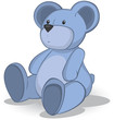 Blue Teddy bear Blue Teddy bear