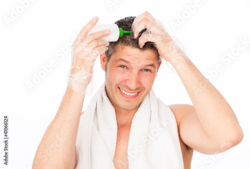 Foto: mann haar färben mann haar färben