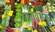 Vegetables on a market