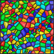 Stained glass colorful